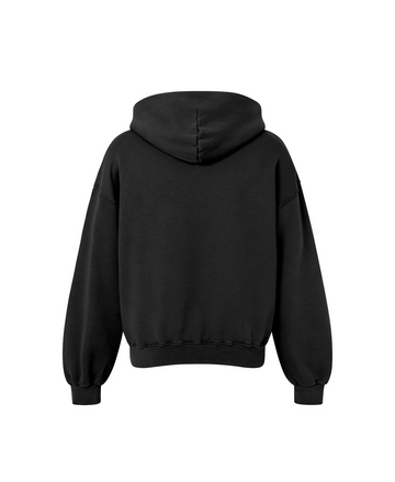450 GSM 'Jet Black' Zipper