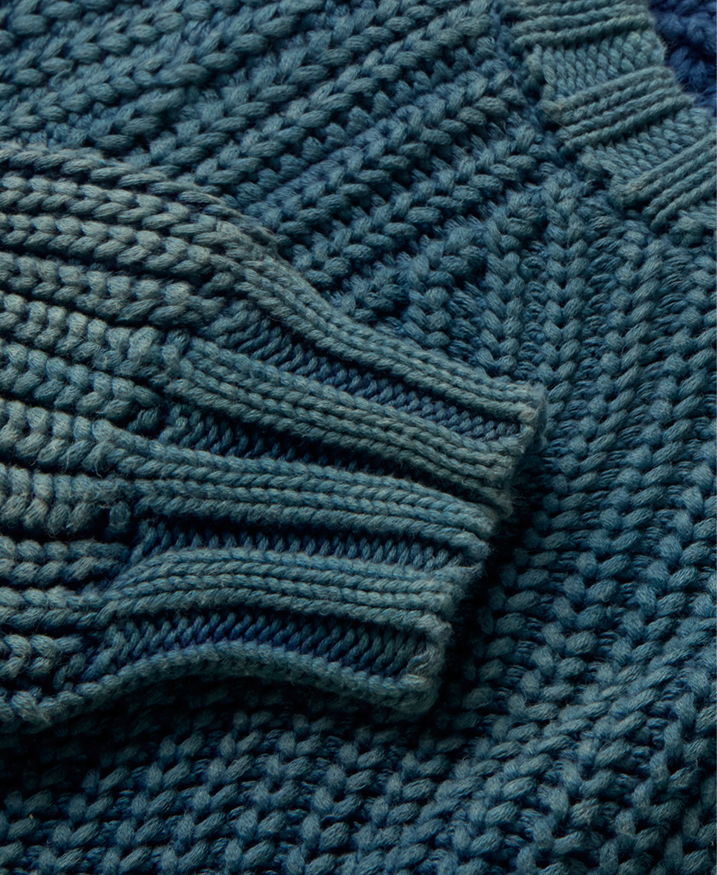 3 Gauge 'Real Indigo' Knit