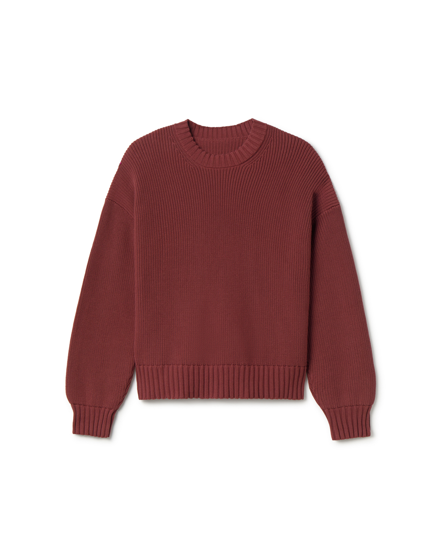 7 Gauge 'Dark Red' Knit
