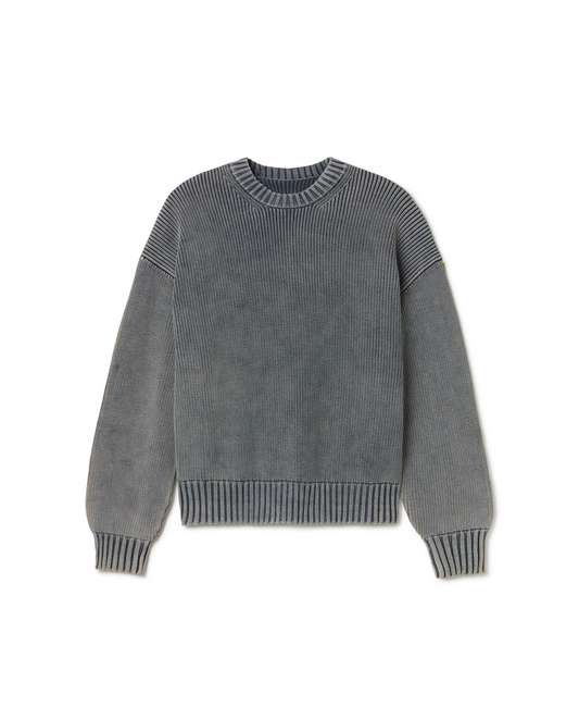 7 Gauge 'True Indigo' Knit