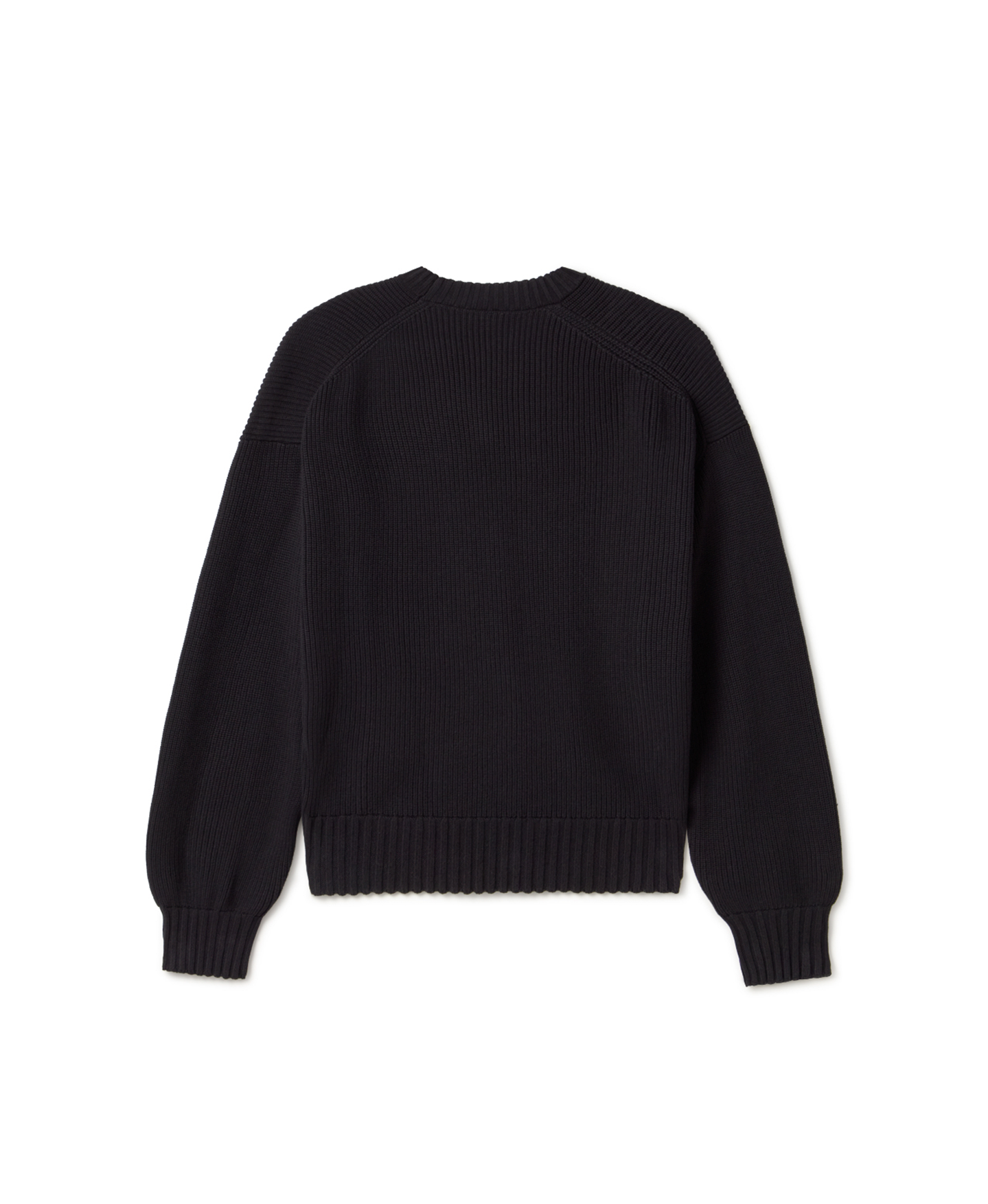 7 Gauge 'Jet Black' Knit