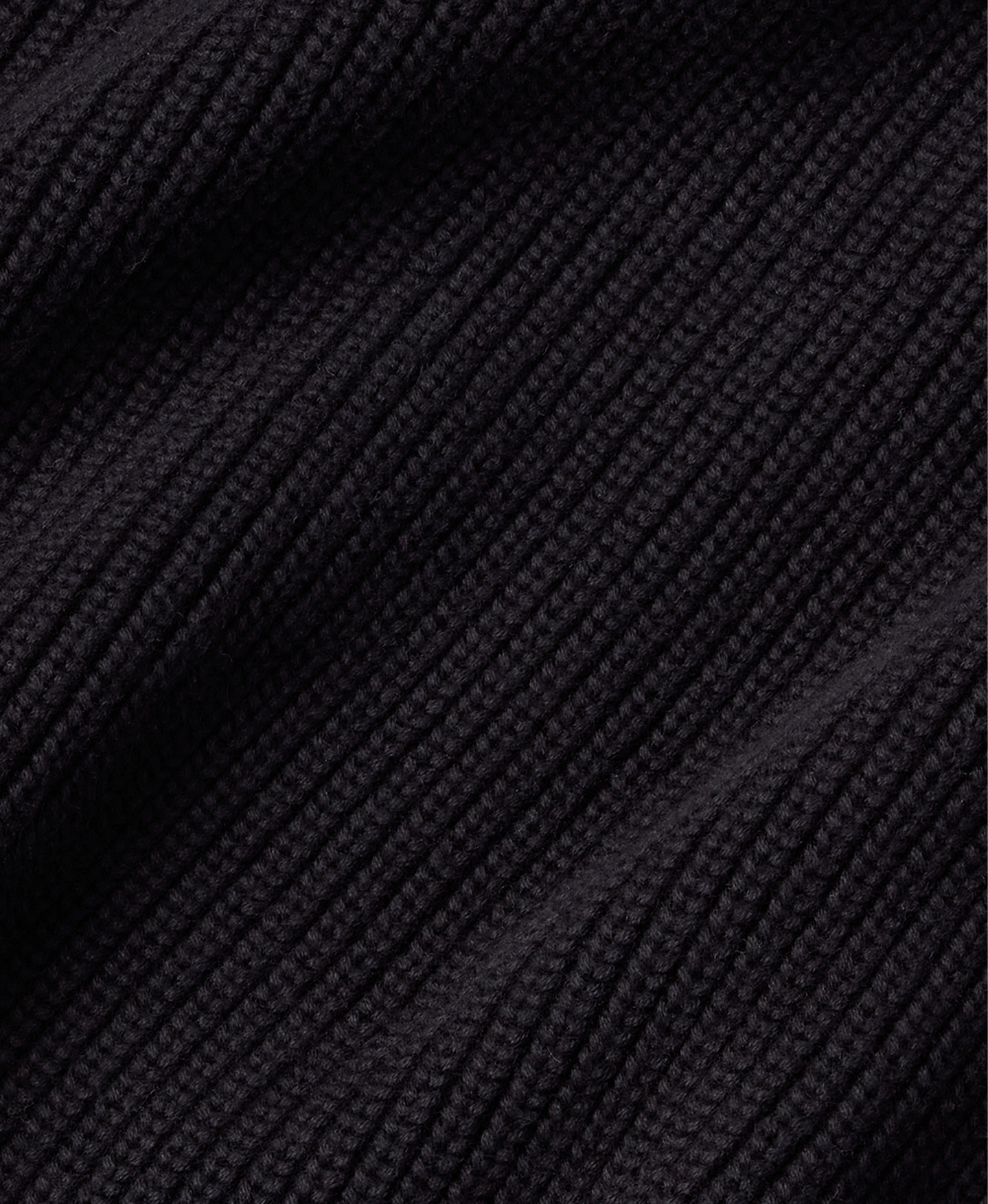 7 Gauge 'Jet Black' Knit