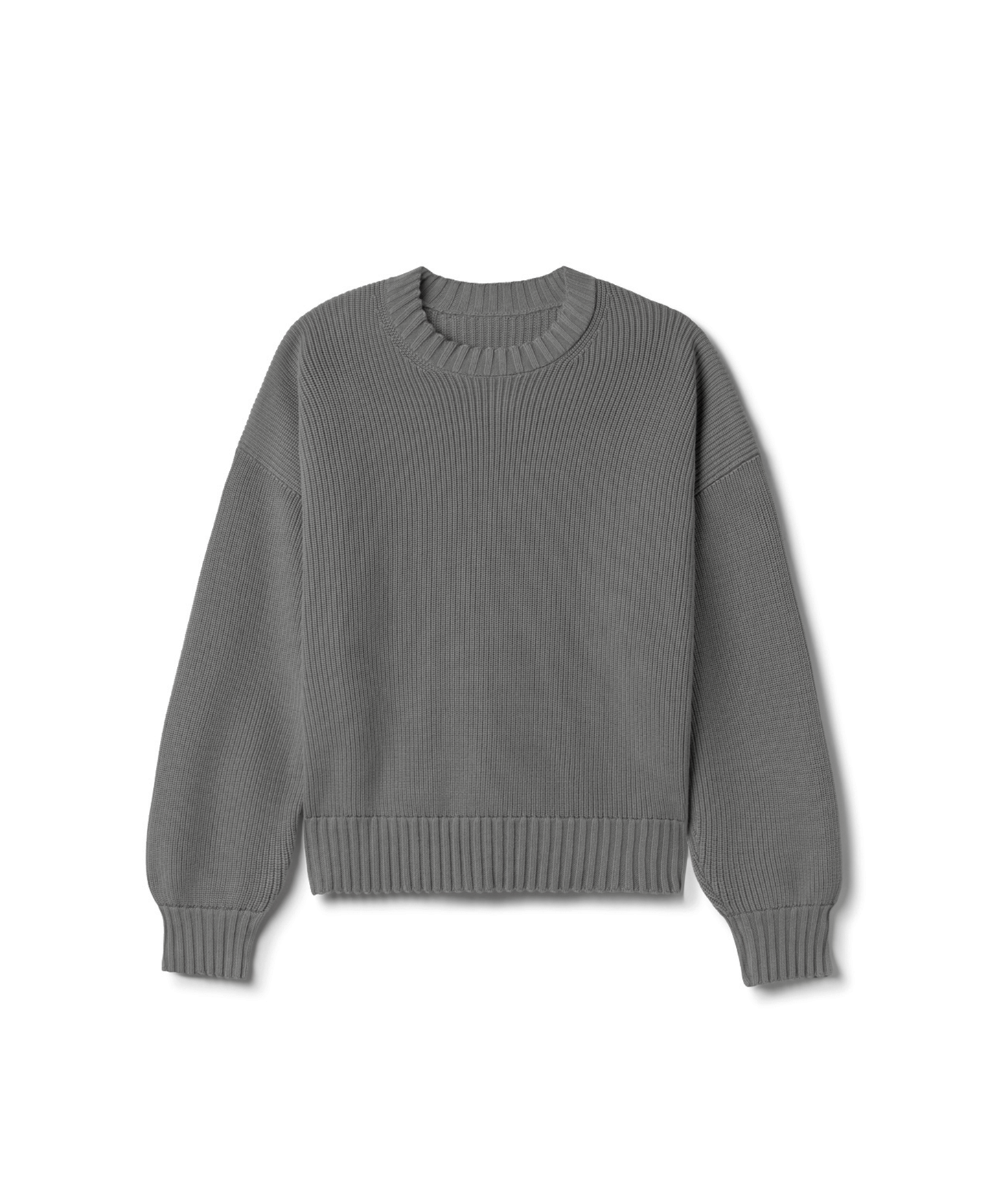 7 Gauge 'Mud Gray' Knit