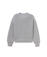 7 Gauge 'Light Heather Gray' Knit