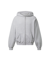 450 GSM ‘Light Heather Gray’ Zipper