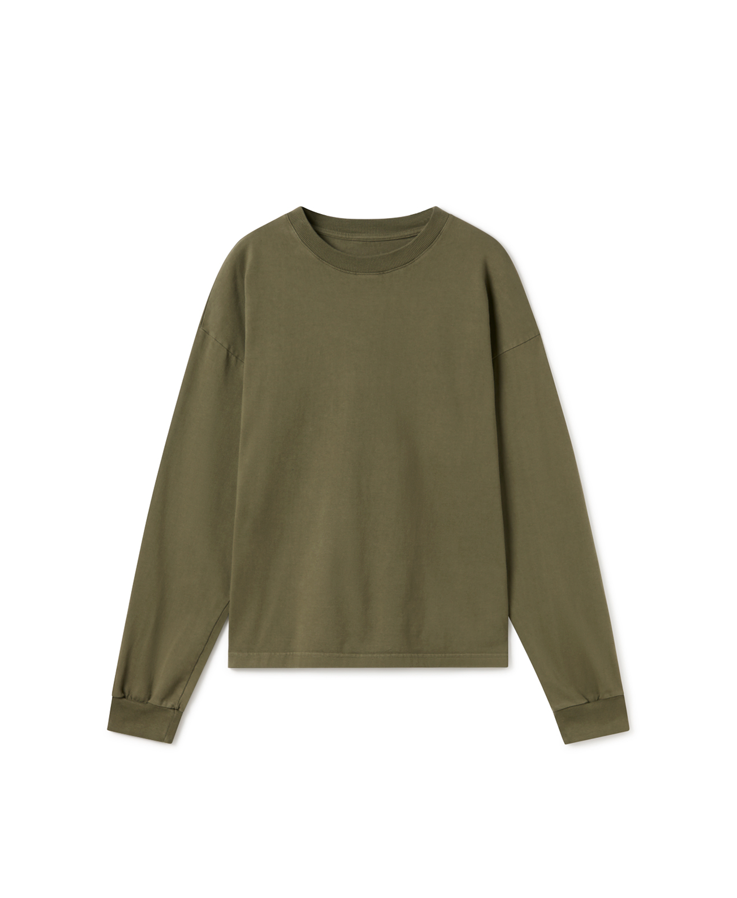 300 GSM 'Army Olive' Longsleeve