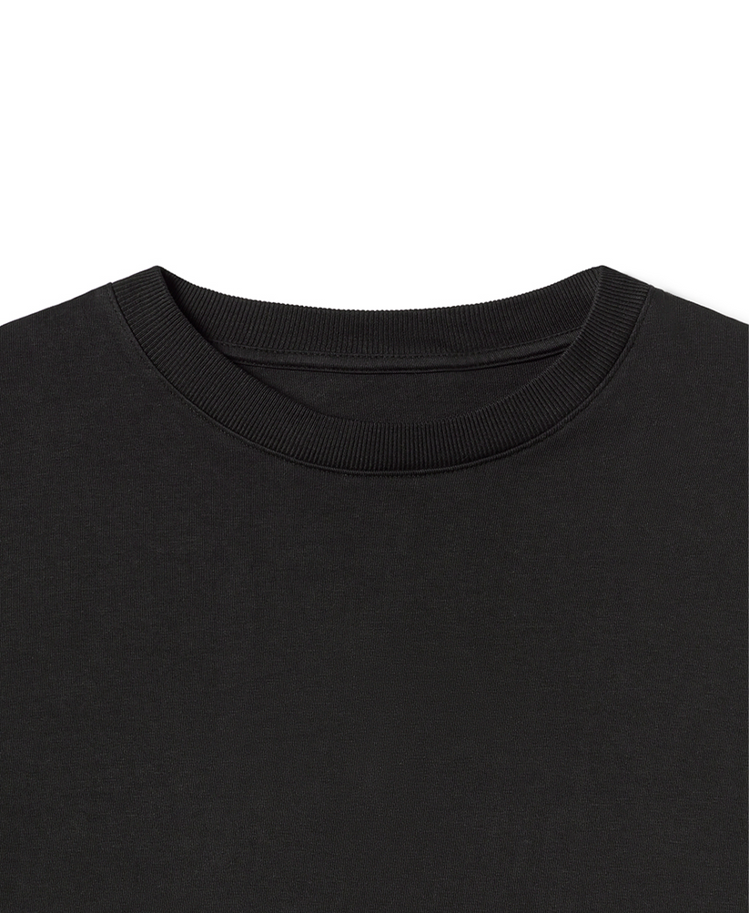 300 GSM 'Jet Black' Longsleeve – Velour Garments