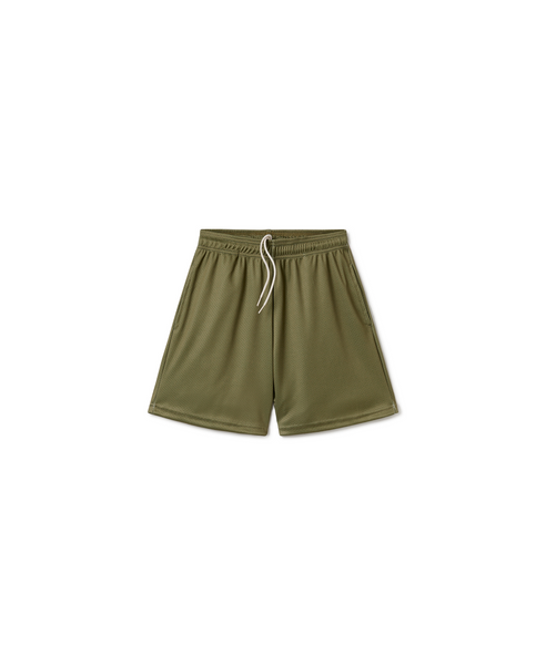 250 GSM 'Olive' Mesh Shorts – Velour Garments