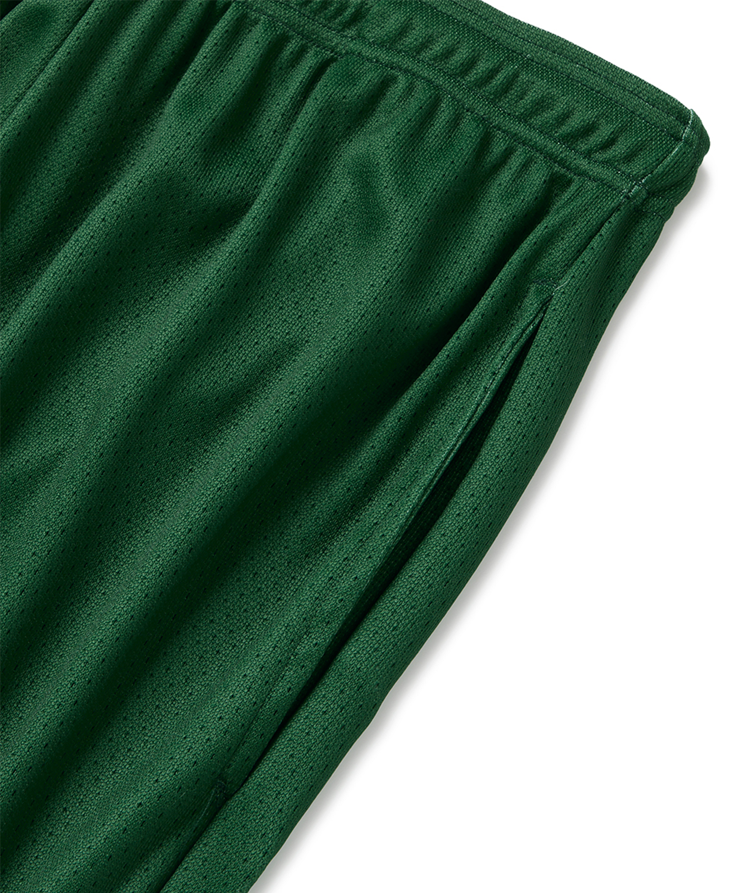 250 GSM 'Pine Green' Mesh Shorts