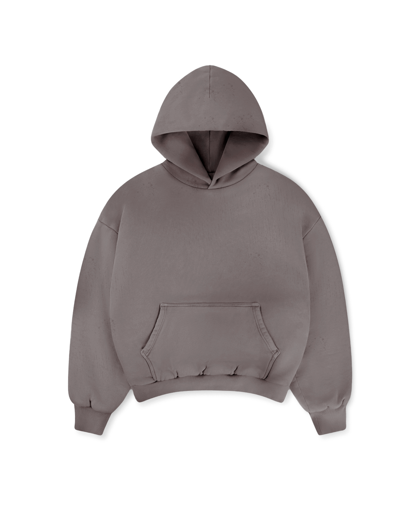 1000 GSM 'Mud Gray' Double Hoodie – Velour Garments