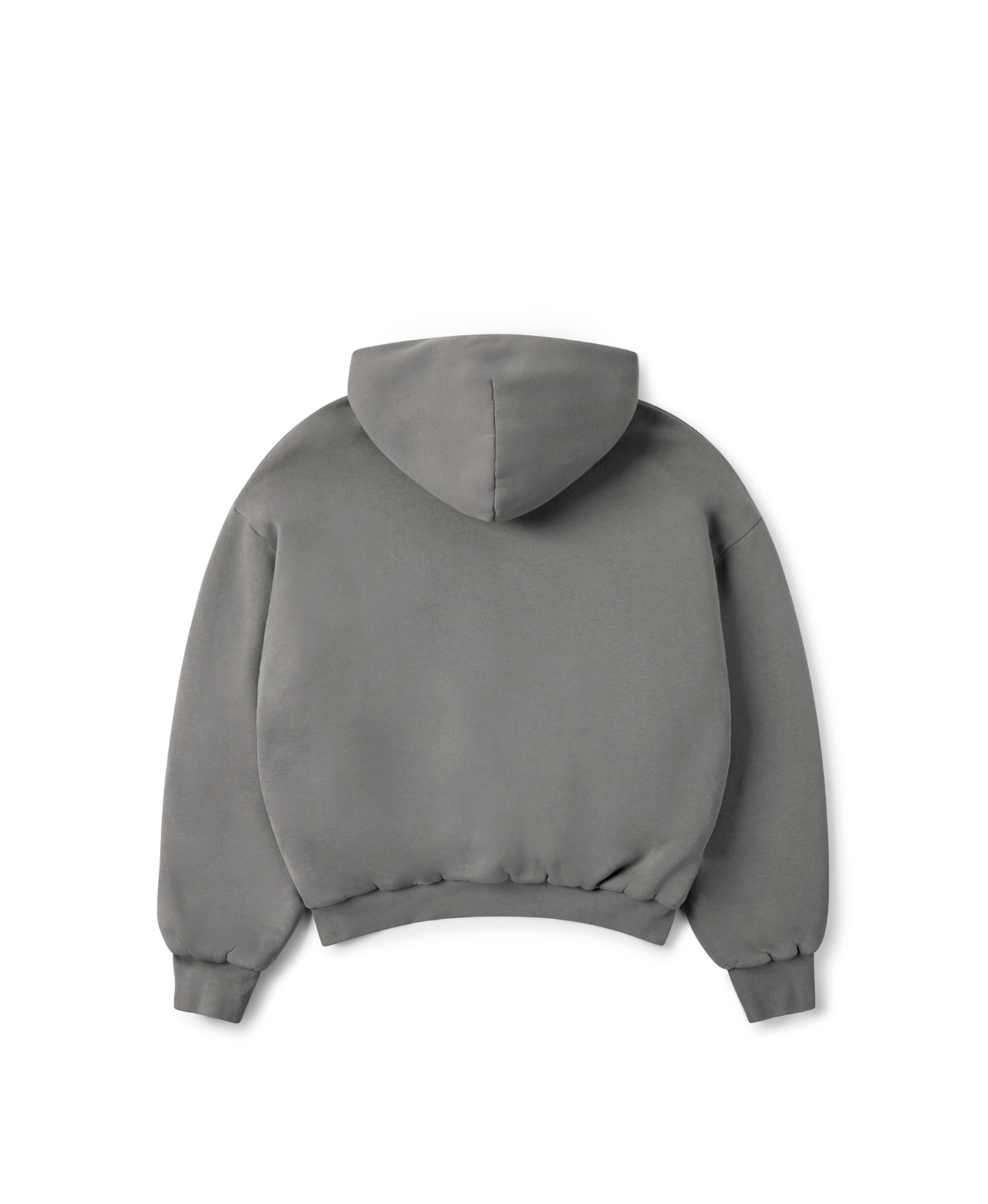 1000 GSM 'Mud Gray' Double Hoodie