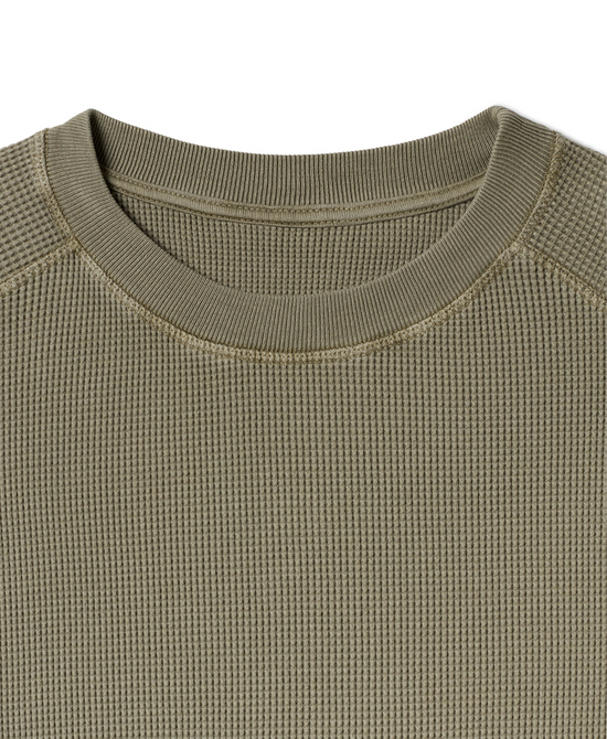 Olive Thermal Out Seam Top main image 0