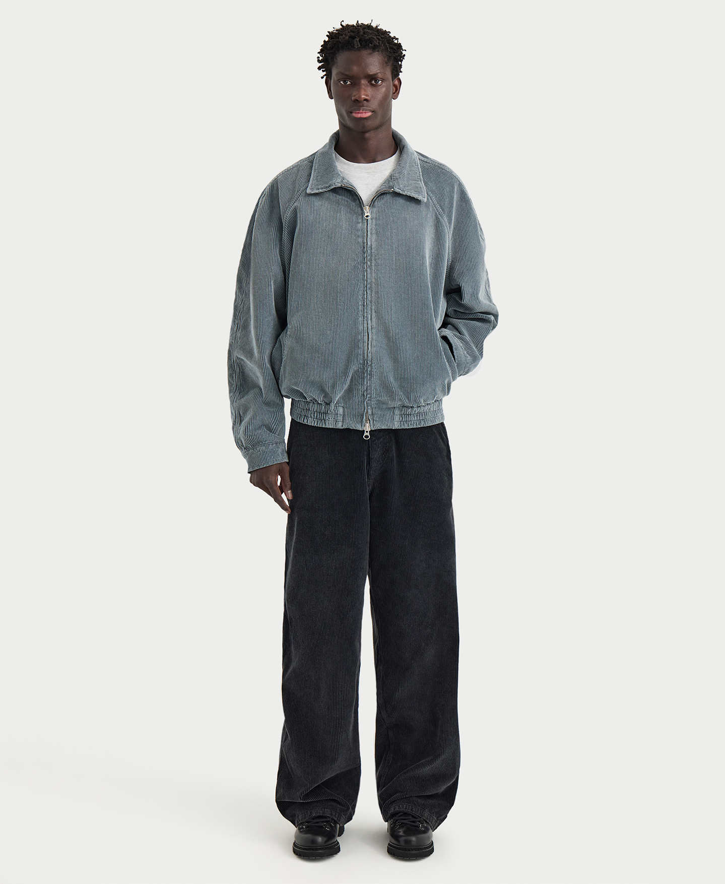 Anthracite' Corduroy Jacket – Velour Garments Anthracite' Corduroy Jacket – Velour Garments