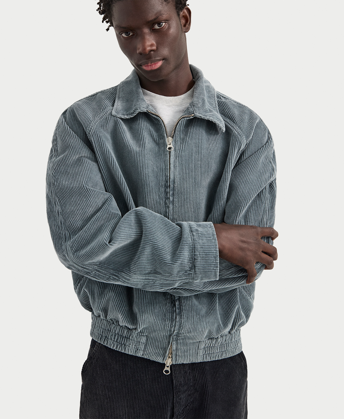Anthracite' Corduroy Jacket – Velour Garments Anthracite' Corduroy Jacket – Velour Garments