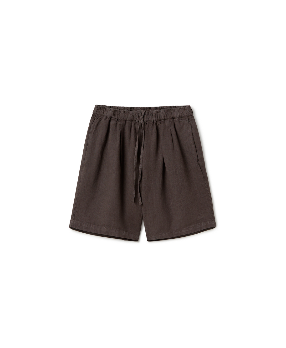 'Chocolate' Linen Short Pants