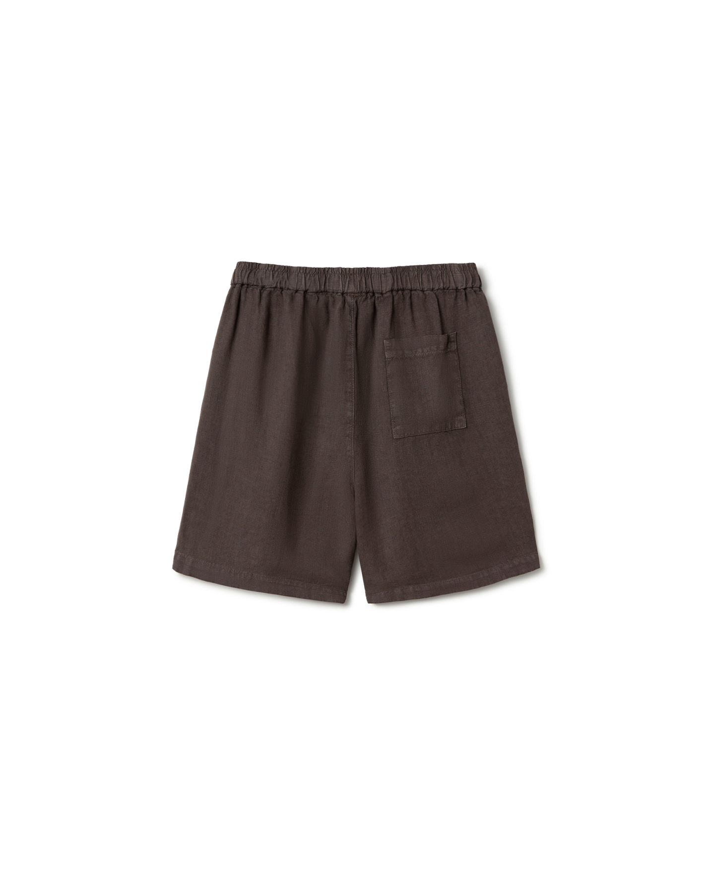 'Chocolate' Linen Short Pants