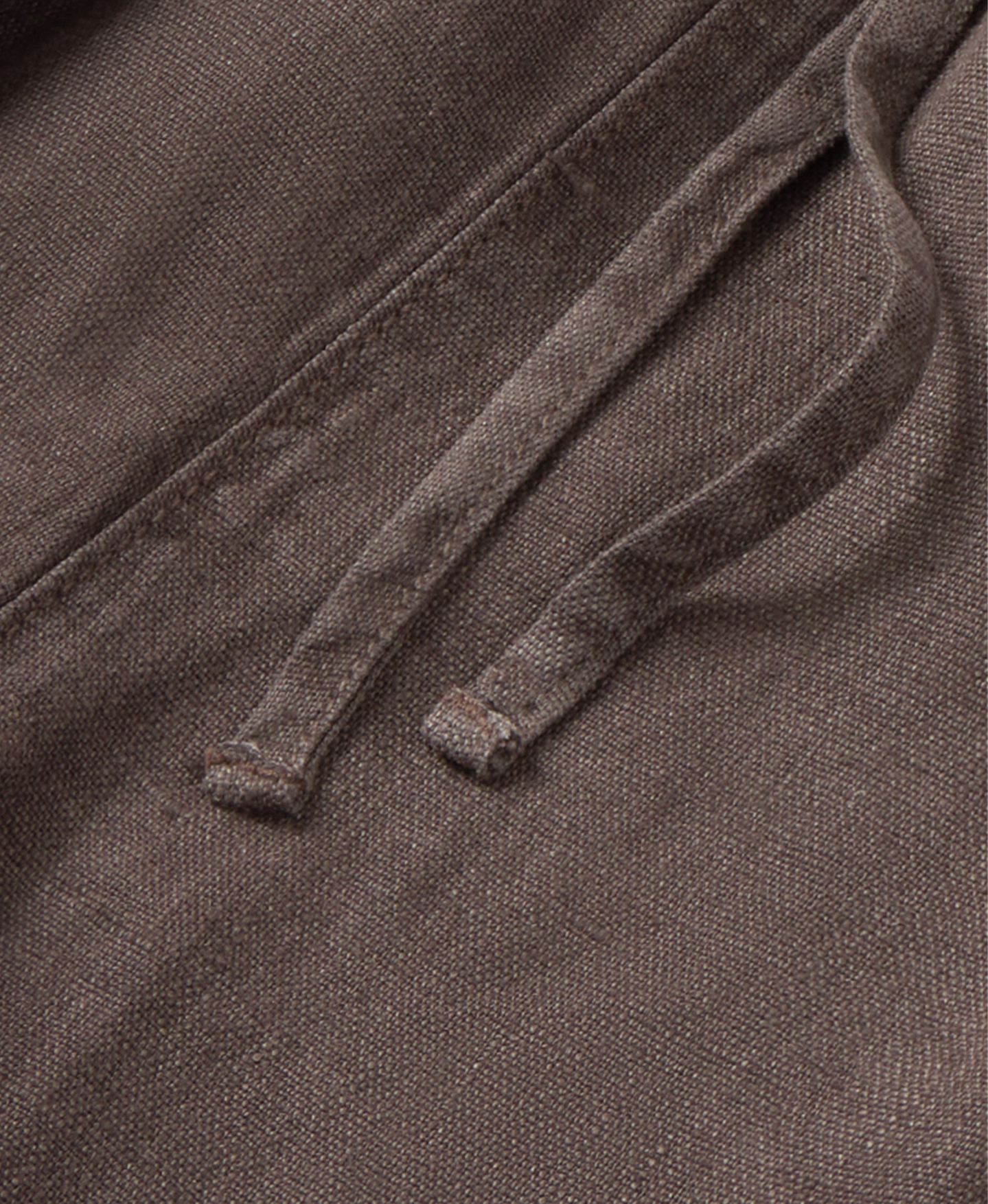 'Chocolate' Linen Short Pants