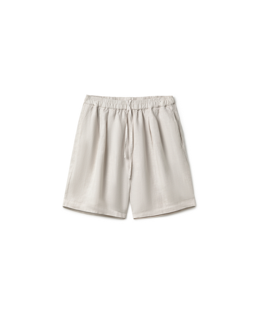 'Ecru' Linen Short Pants