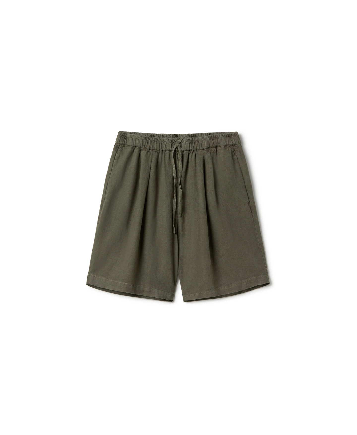 'Olive' Linen Short Pants