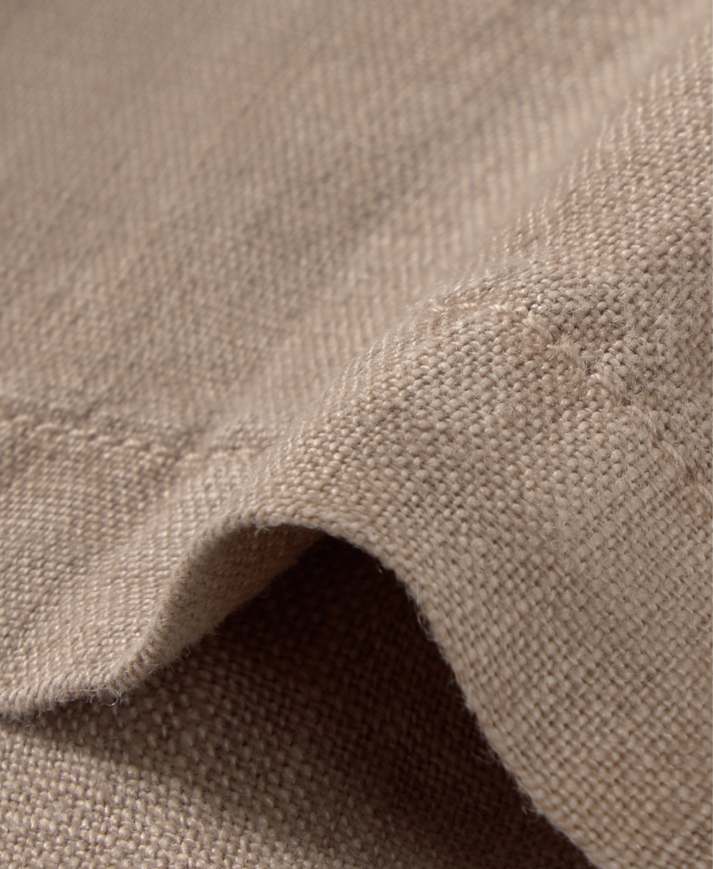 'Taupe' Linen Short Pants