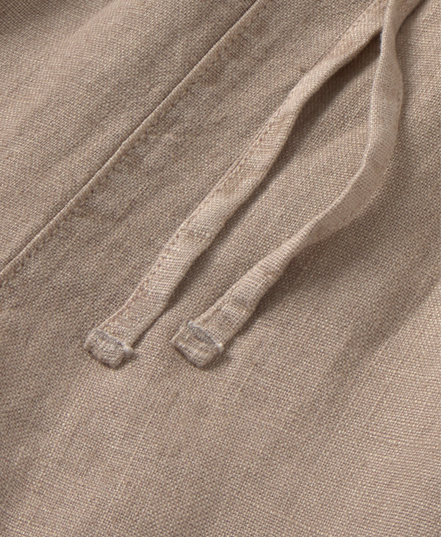 'Taupe' Linen Short Pants