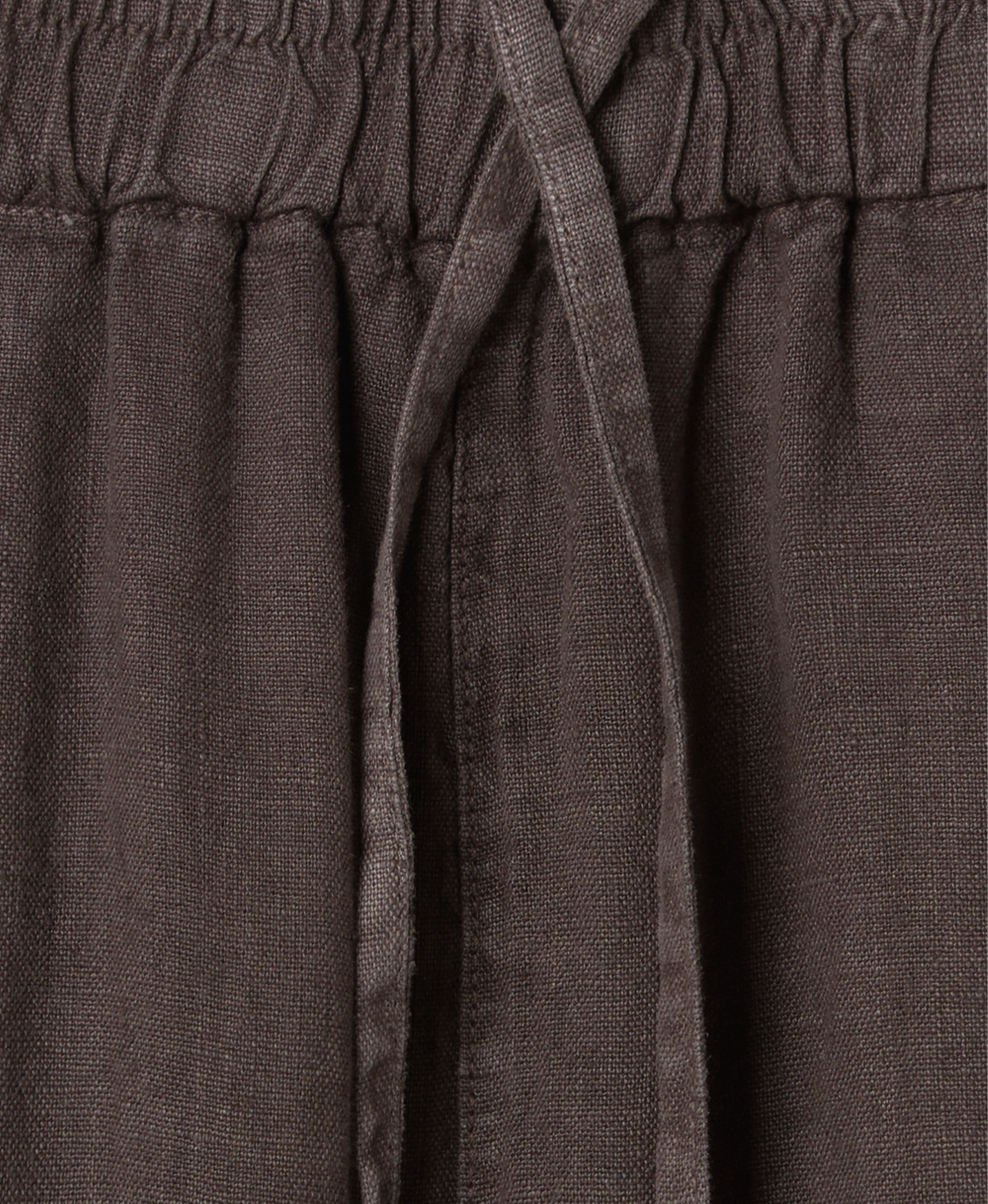 'Chocolate' Linen Trousers