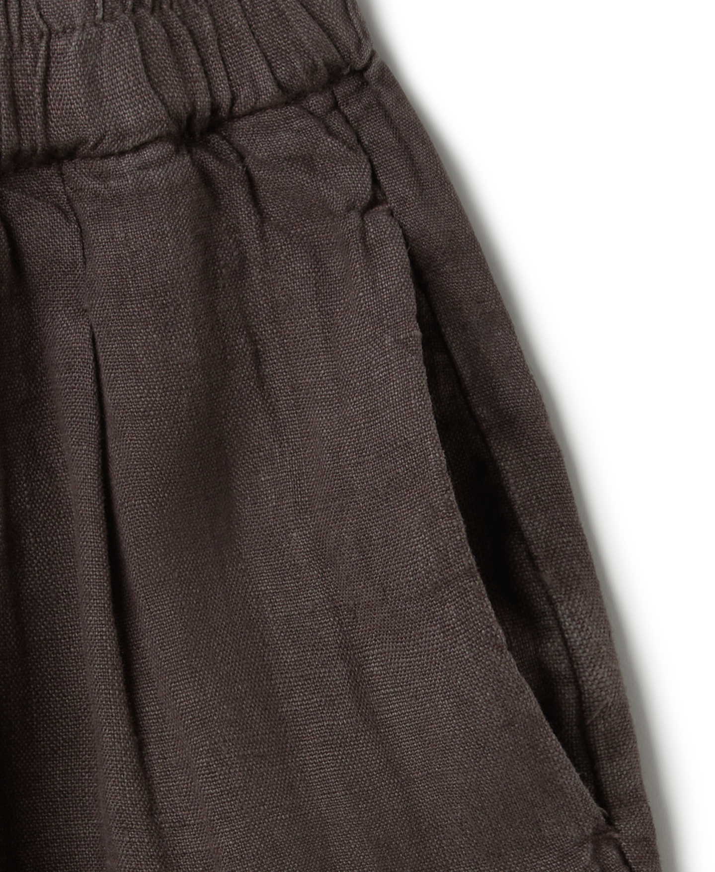 'Chocolate' Linen Trousers