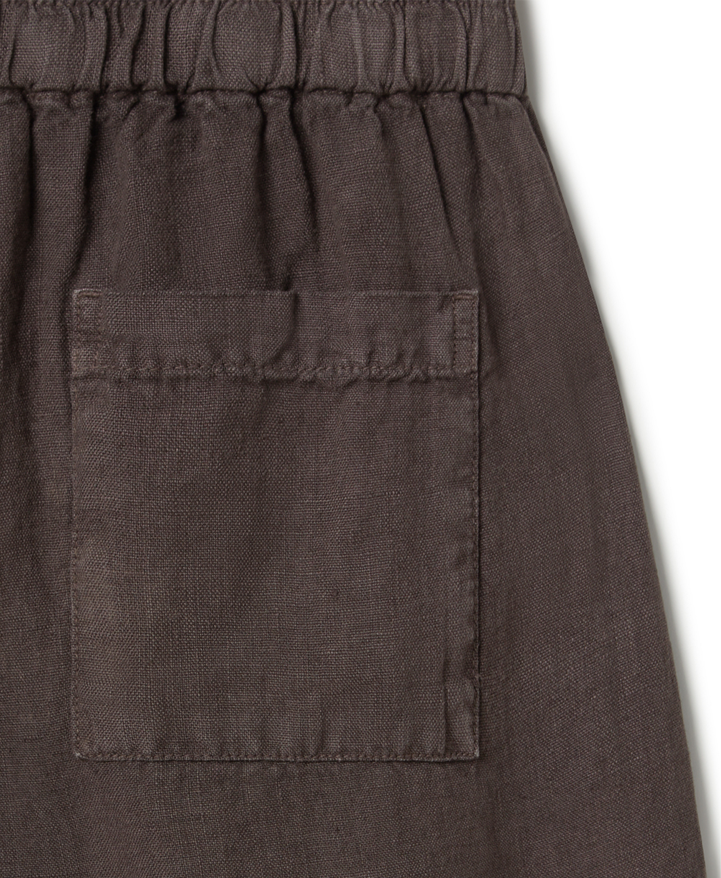 'Chocolate' Linen Trousers