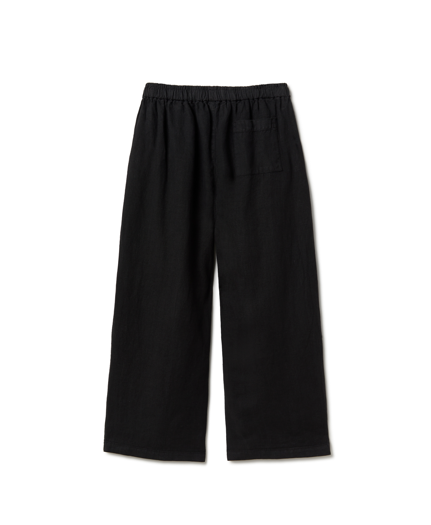 'Jet Black' Linen Trousers