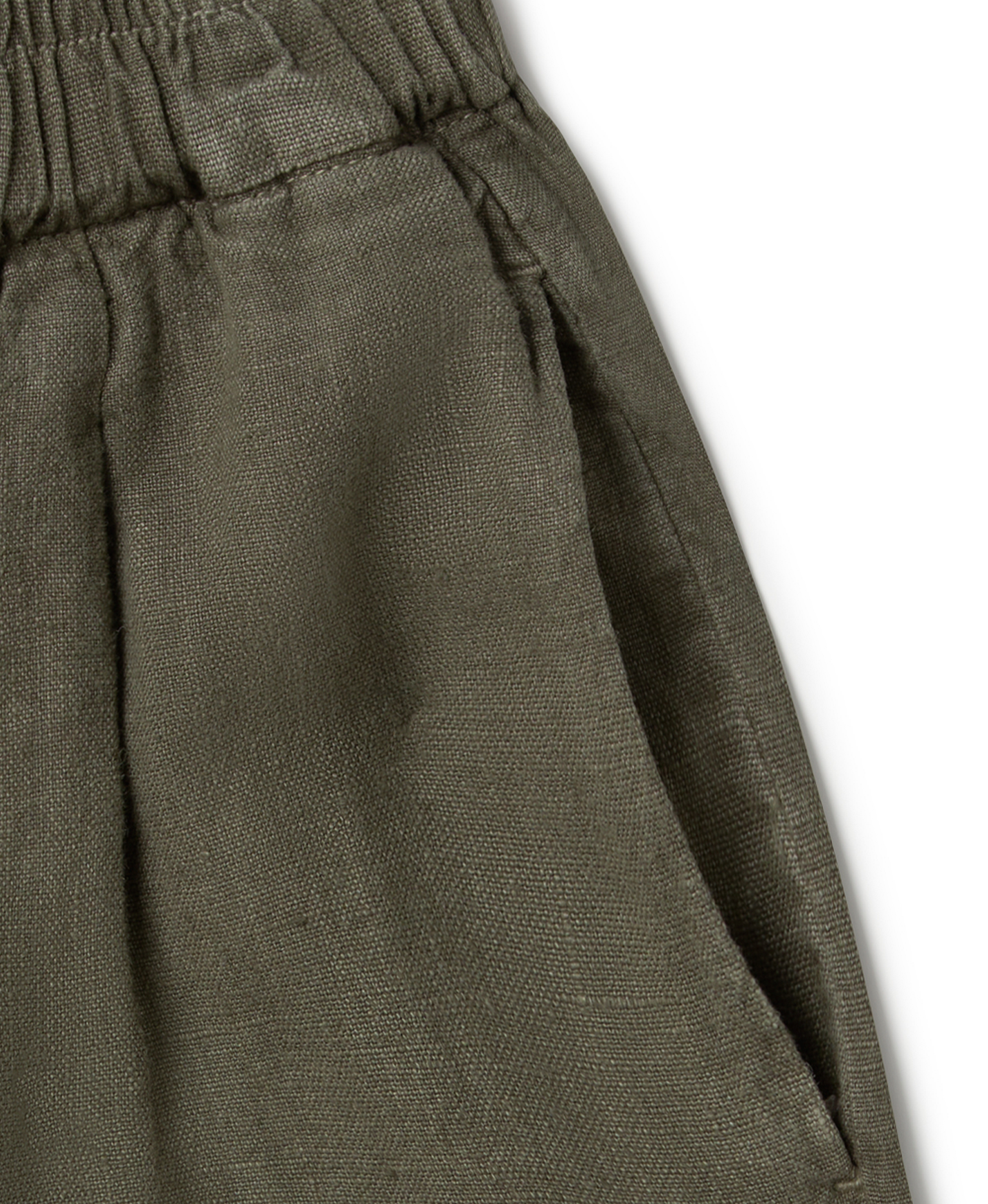 'Olive' Linen Trousers
