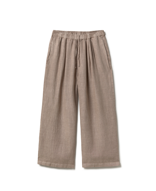 'Taupe' Linen Trousers