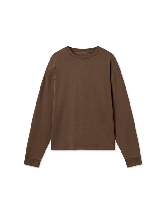 300 GSM 'Mocha Brown' Longsleeve