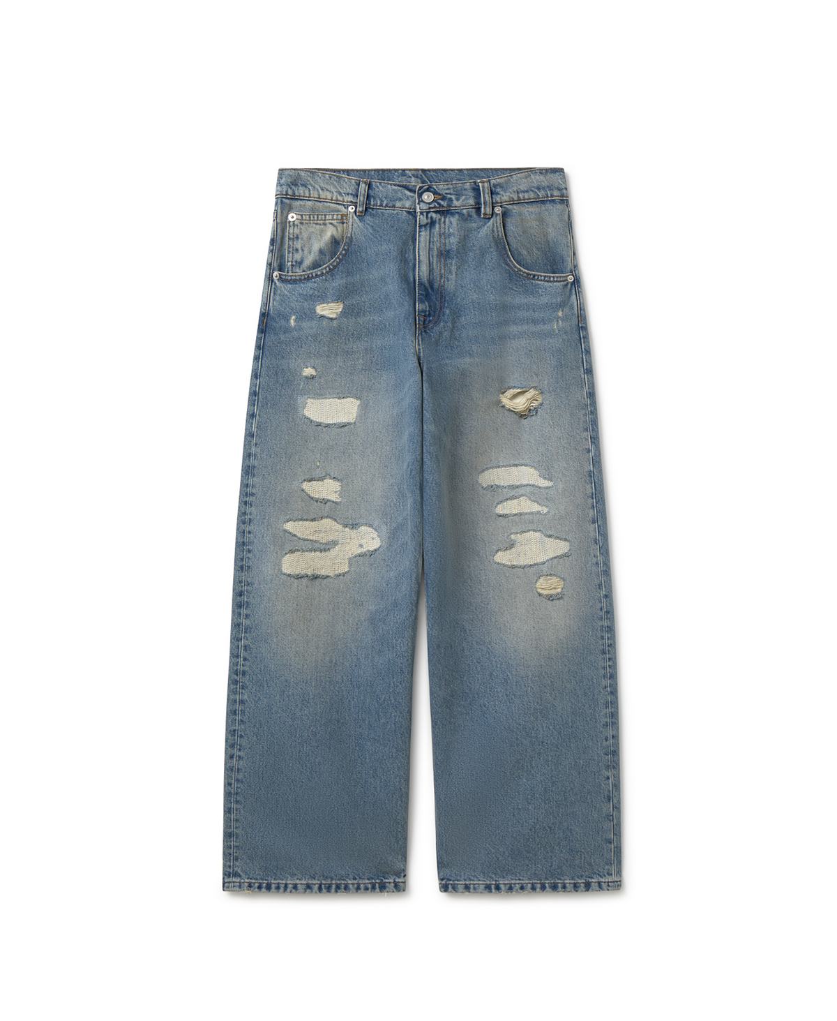 14oz 'Repaired' Denim Jeans