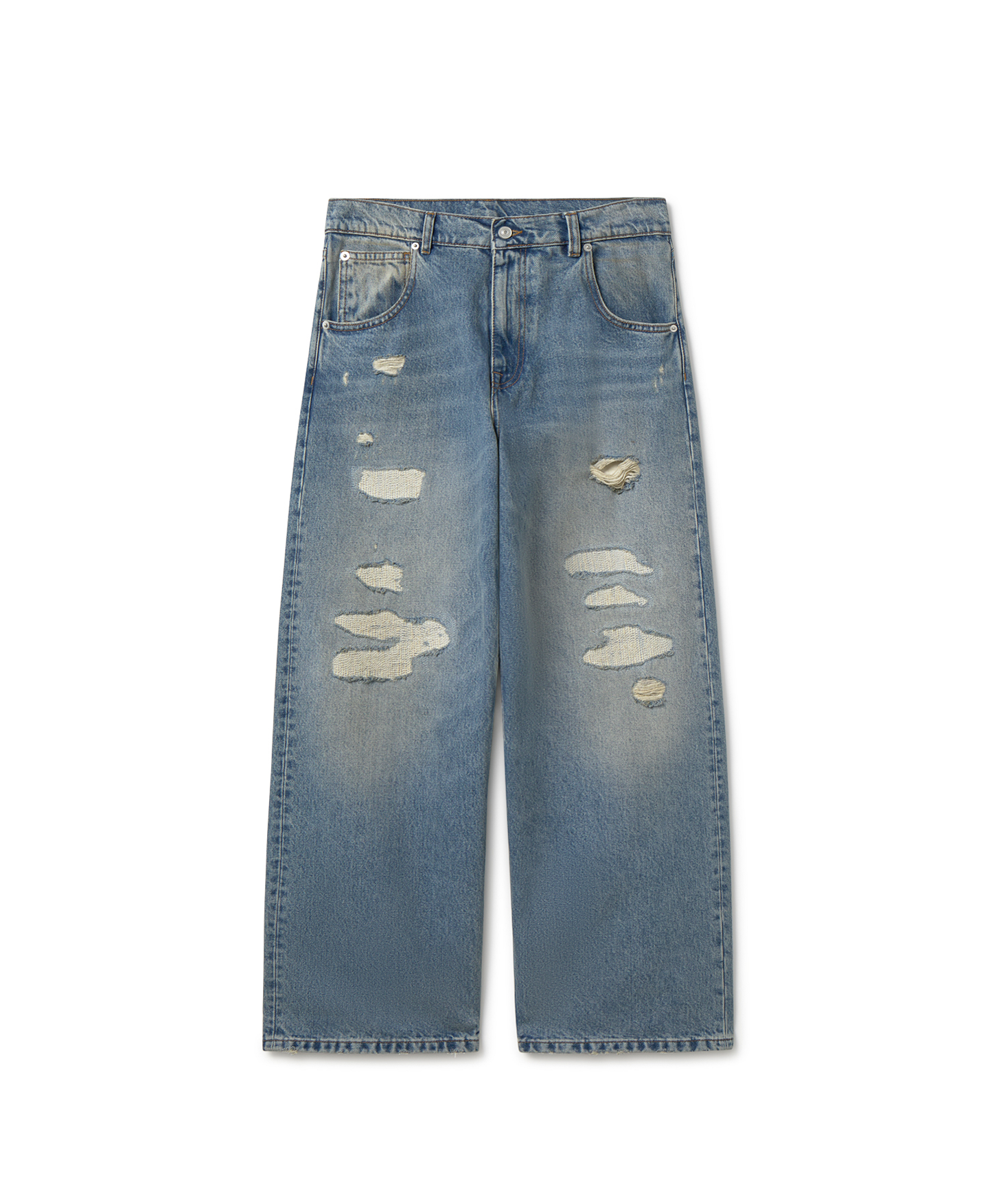 14oz 'Repaired' Denim Jeans