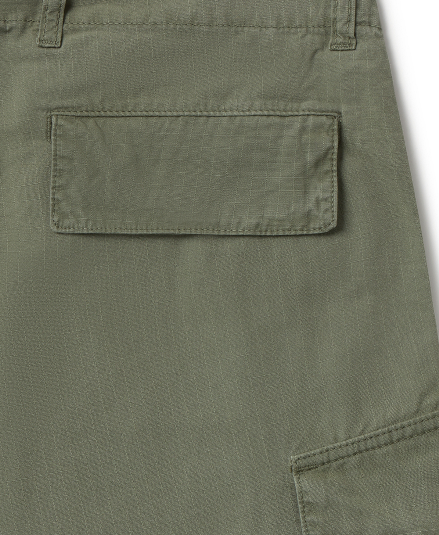 'Olive' Ripstop Short Cargo Pants