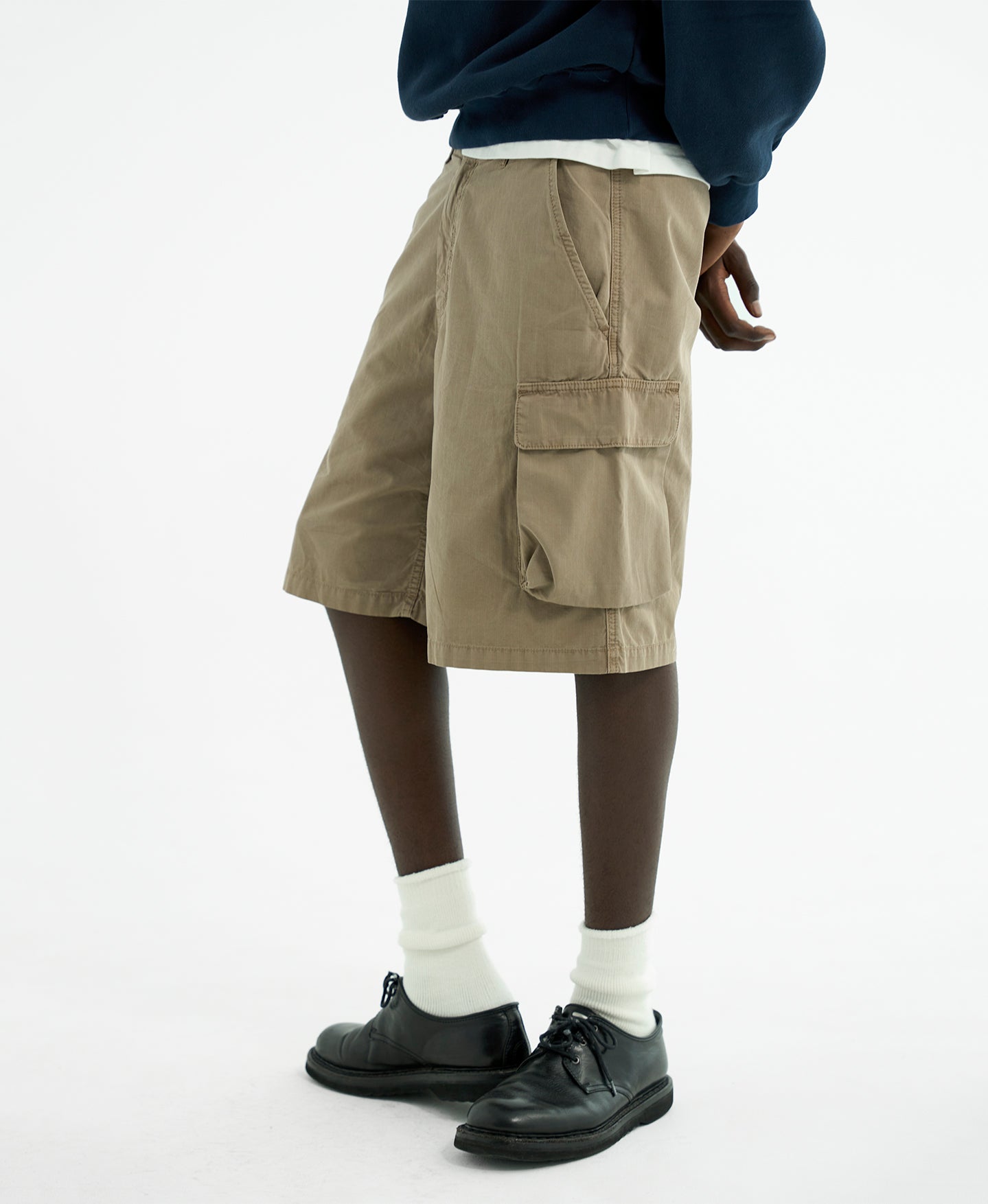 'Chocolate' Ripstop Short Cargo Pants