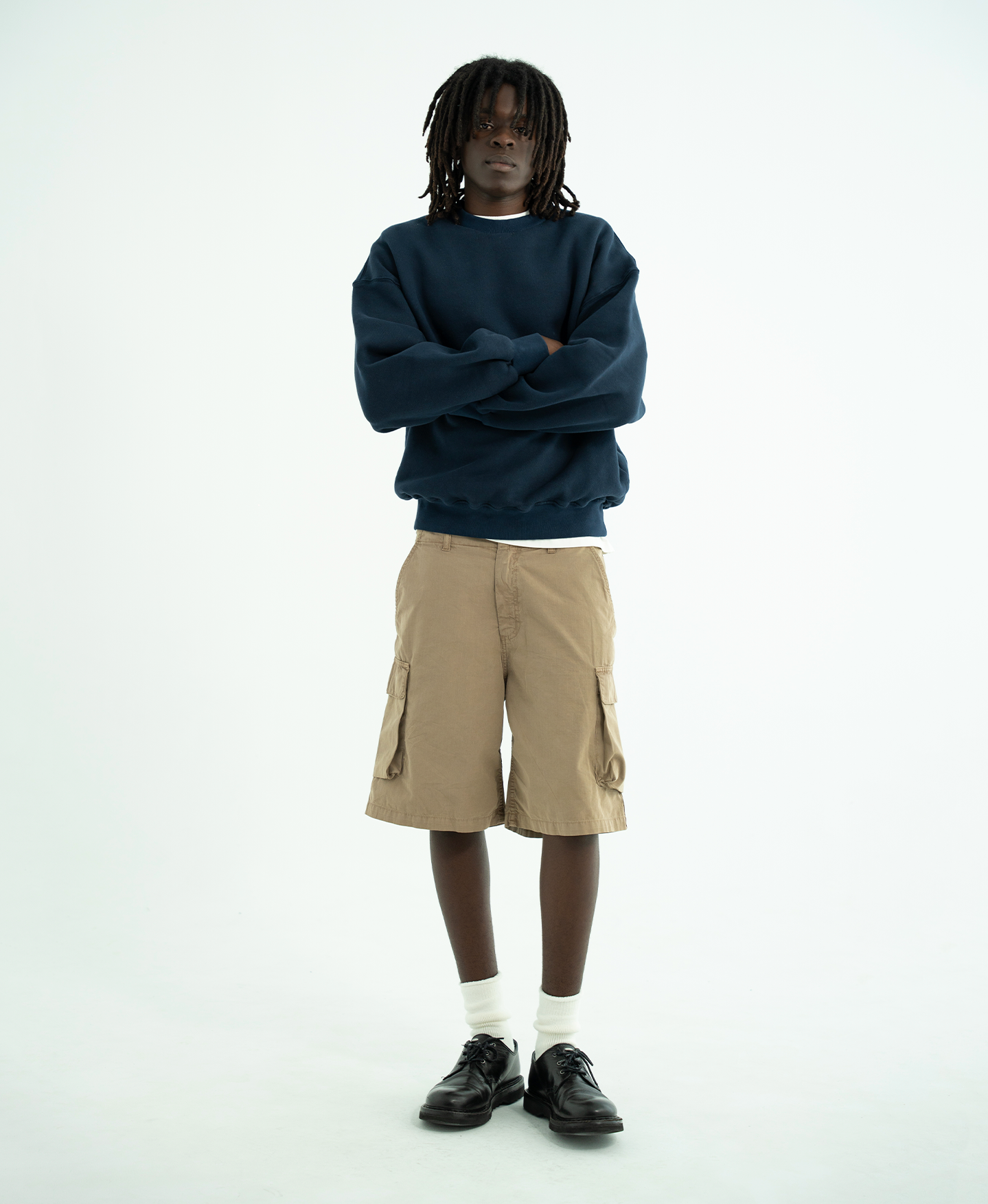 'Anthracite' Ripstop Short Cargo Pants