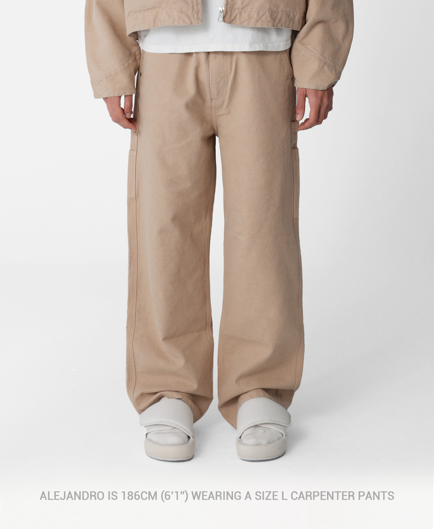 'Chalk' Double Knee Pants