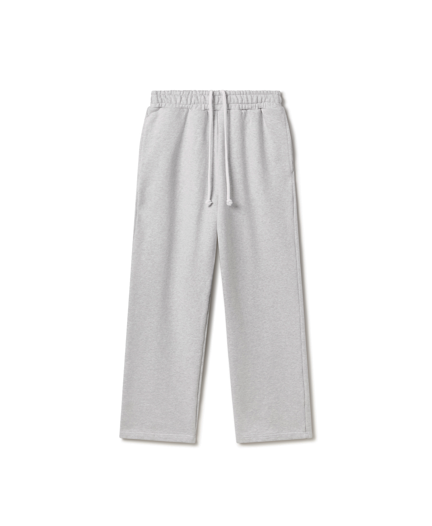 450 GSM 'Light Heather Gray' Straight-leg Pants