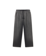 600 GSM 'Faded Black' Straight-leg Pants