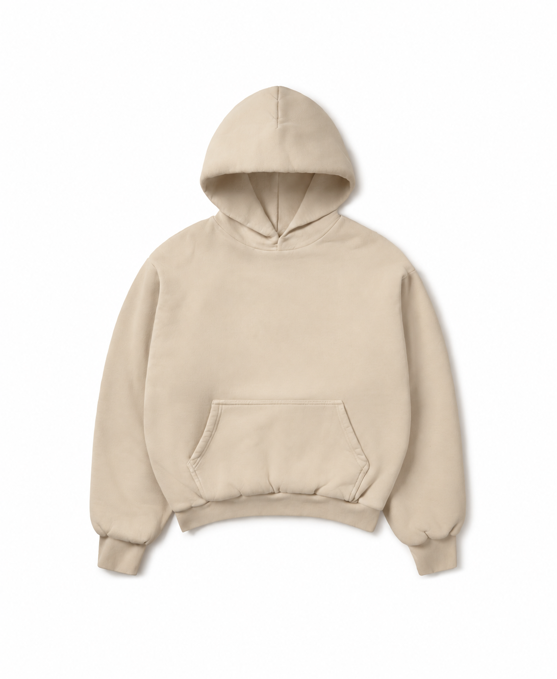 1000 GSM 'Sand' Double Hoodie