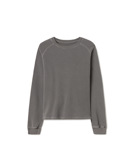 350 GSM 'Mud Gray' Thermal Longsleeve