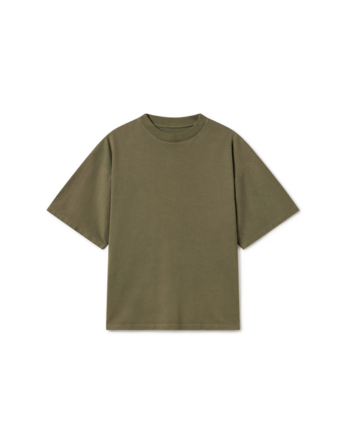 300 GSM 'Army Olive' T-Shirt – Velour Garments