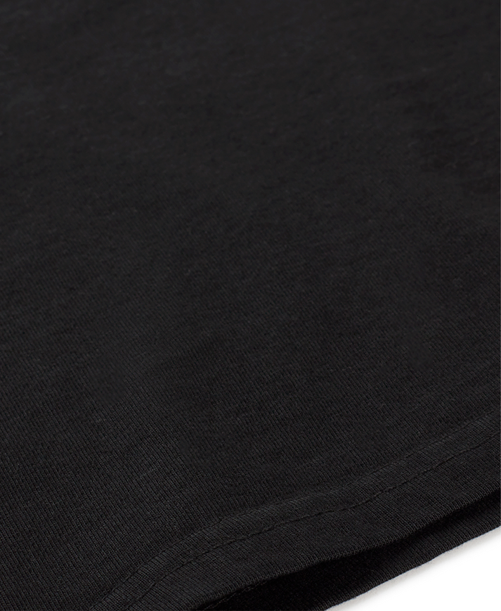 Cashmere knit t-shirt - Black Jet