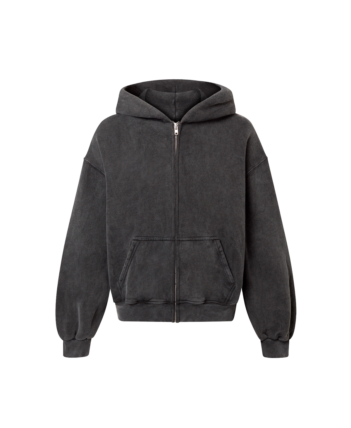 450 GSM ‘Vintage Black’ Zipper