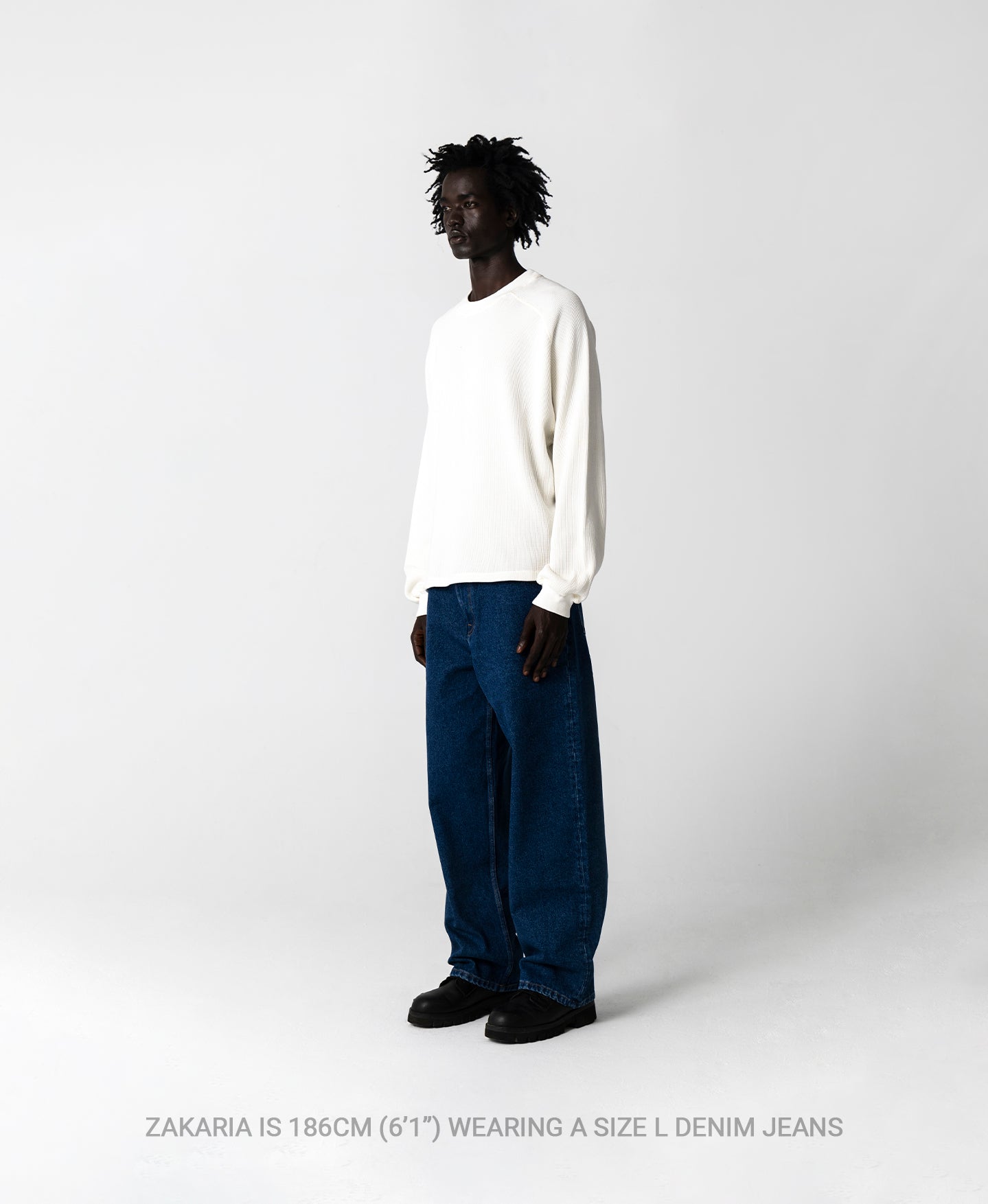 14oz 'Faded Black' Denim Jeans
