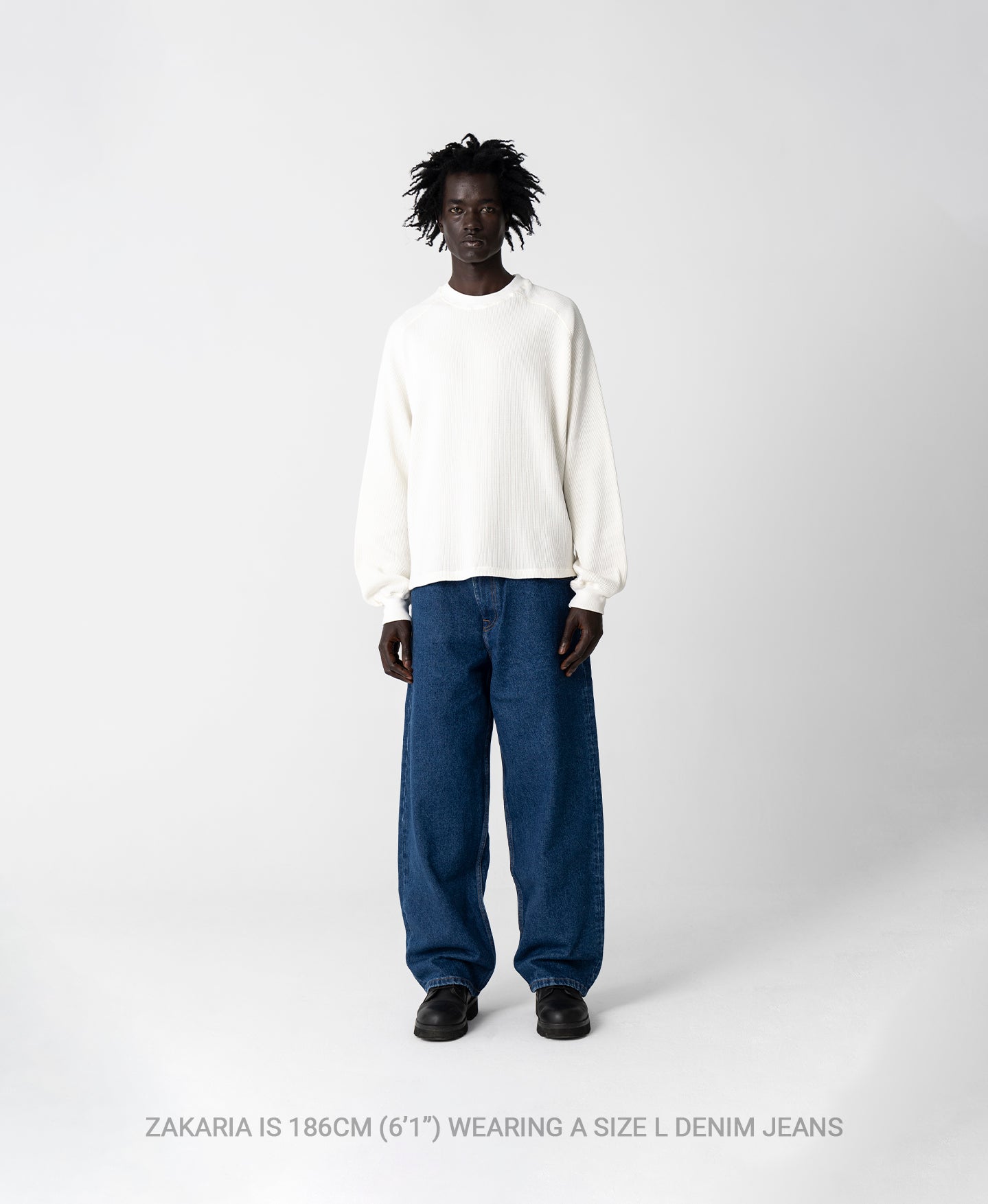 14oz 'Faded Black' Denim Jeans