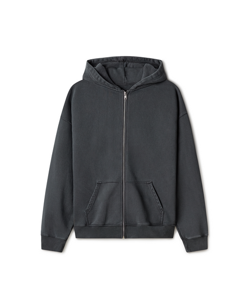 600 GSM 'Anthracite' Zipper – Velour Garments