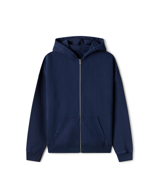 600 GSM 'Navy Blue' Zipper