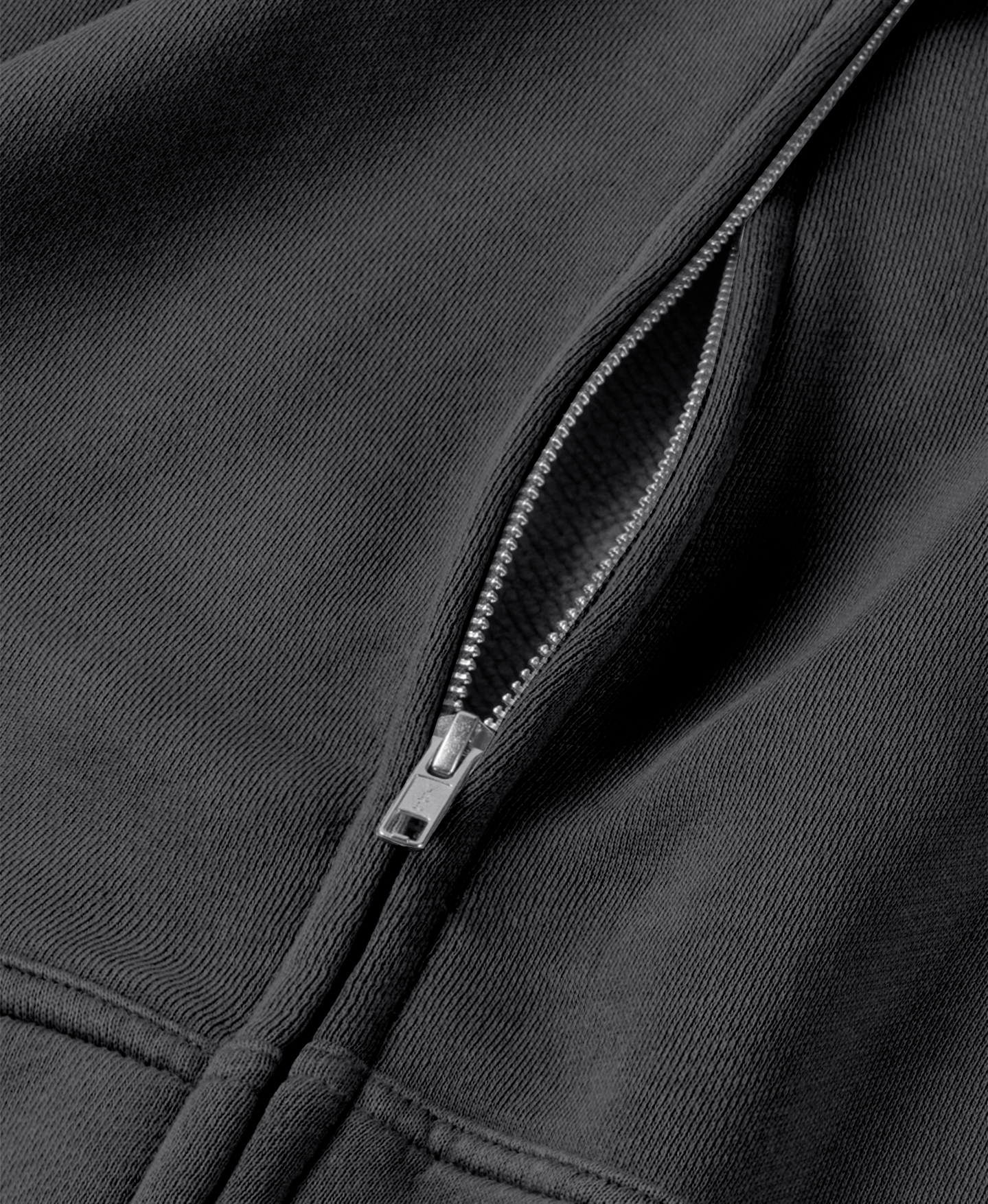 450 GSM ‘Anthracite’ Zipper